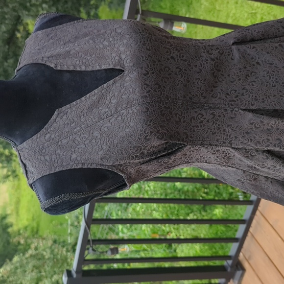 Pleated Black Dress - Picture 2 of 5